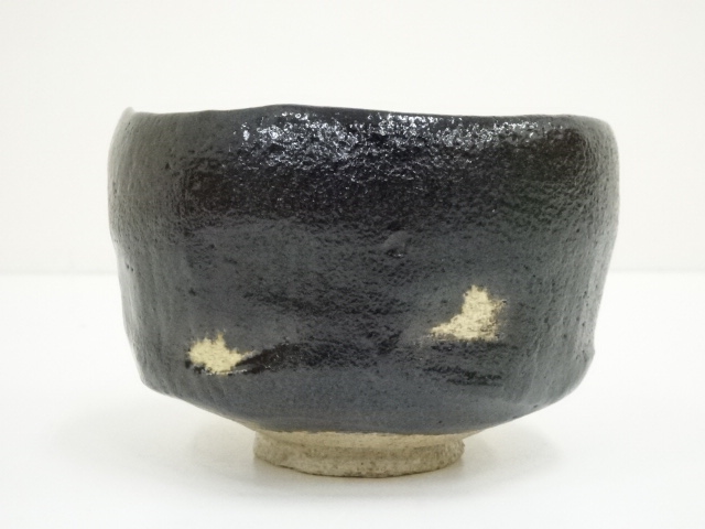 道具 ] - 道具 佐々木昭楽造 黒楽茶碗（銘：神楽）（大徳寺 藤井誡堂